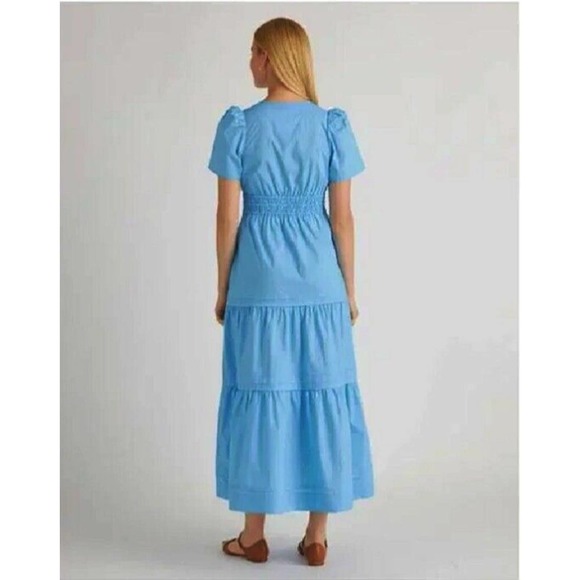 Quince Blue Midi Dress - Picture 2 of 6
